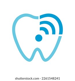 Dental logo design. Vector image