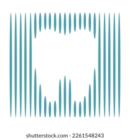 Dental logo design. Vector image
