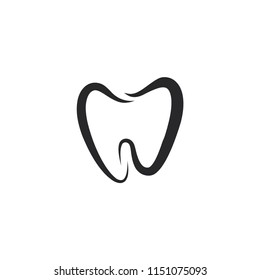 dental logo design vector template