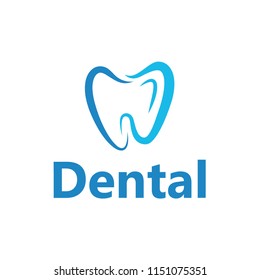 dental logo design vector template