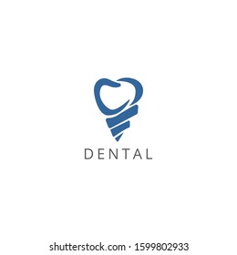 dental logo design vector template