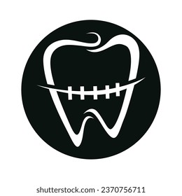 Dental Logo Design vector template.Creative Dentist Logo. Dental Clinic Vector Logo.