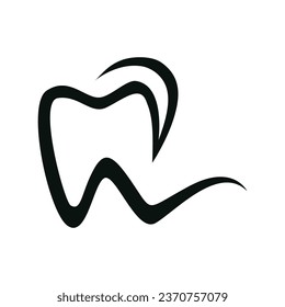 Dental Logo Design vector template.Creative Dentist Logo. Dental Clinic Vector Logo.