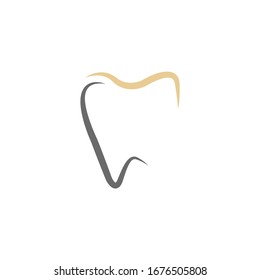 Dental Logo Design.Creative Dentist Logo. Dental Clinic Creative Company Vector Logo.
