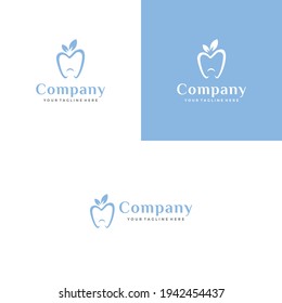 Dental Logo Design.Creative Dentist Logo. Dental Clinic Creative Company Vector Logo. tooth and business for dental clinic.