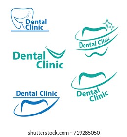 Dental Logo Design.Creative Dentist Logo. Dental Clinic Creative Company Vector Logo.