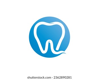 Diseño del logotipo dental.Logo Dentista creativo. Elementos de plantilla de diseño de iconos de logotipo dental.