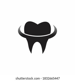  Dental Logo designs concept vector, Dental care logo with swoosh symbol stock illustration
