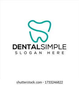 DENTAL-Logo-Designs sind einfach und elegant
