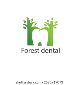 dental logo, forest dental, river dental, pediatric dentistry, medical logo,