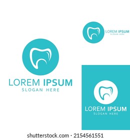 Dental logo, logo for dental health, and logo for dental care. Using vector design concept.