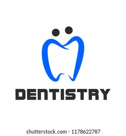 Dental Logo With Human Figures