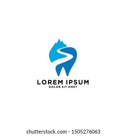 Dental Logo Icon Design Template - Vector