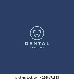Dental logo icon design template