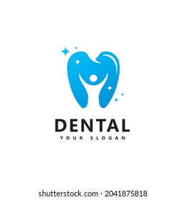Icono de logotipo dental Vector de diseño