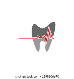 Dental logo icon template vector illustration design