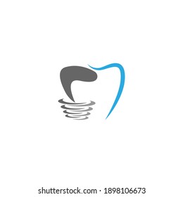 Dental logo icon template vector illustration design