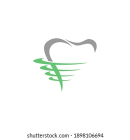 Diseño de ilustración vectorial del icono del logotipo dental