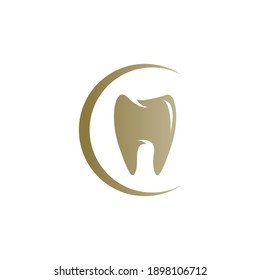 Dental logo icon template vector illustration design