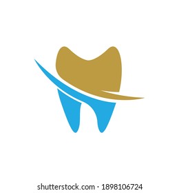 Dental logo icon template vector illustration design