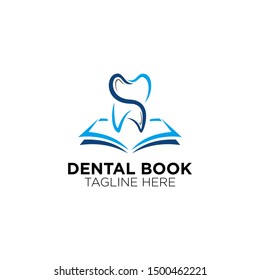 dental logo, icon, tooth book logo templates