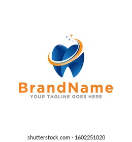 Dental logo icon vector. Dental care logo template. Modern design on white background.