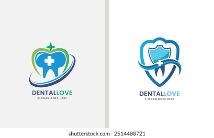 dental logo icon vector design template