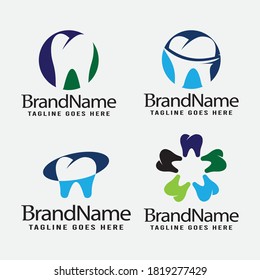 Dental logo icon vector template.
