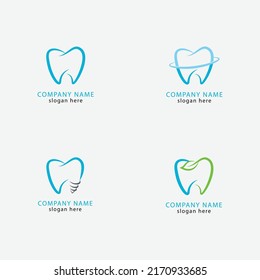 Logotipo dental icónico moderno