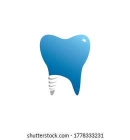 dental logo illustration vector symbol