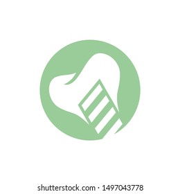 Dental Logo. Implat Tooth Symbol. Icon Vector Eps 10.