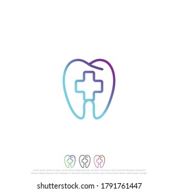 Dental logo minimalis for dental clinic or Company or Agency