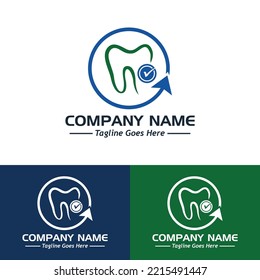 dental logo, sample company logo, a simple vector design
