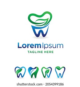 dental logo set, with multiple concept