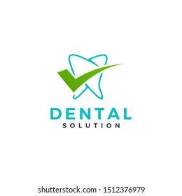 dental logo solution design idea