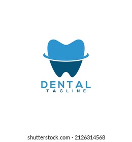 Logotipo dental con icono dental 