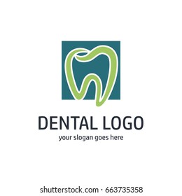 Plantilla de logotipo dental