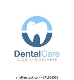 Dental logo template design vector