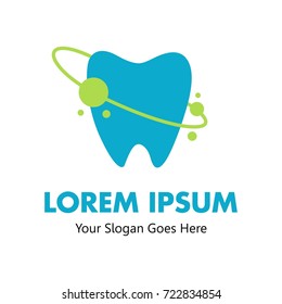 Dental logo template in simple style