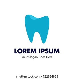 Dental logo template in simple style