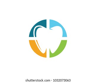 Dental logo Template vector illustration icon design