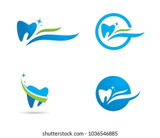 Dental logo Template vector illustration icon design