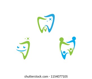 Dental logo Template vector illustration icon design
