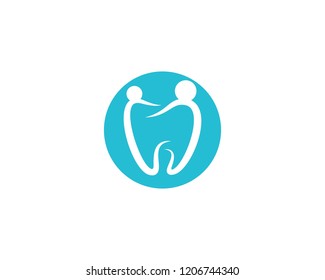 Dental logo Template vector illustration icon design