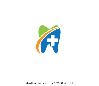 Dental logo template vector illustration