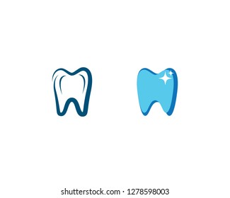Dental logo template vector illustration