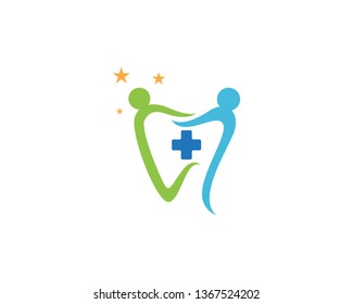 Dental logo Template vector illustration icon design