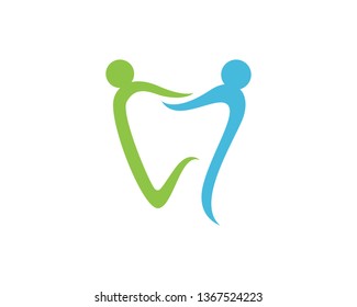 Dental logo Template vector illustration icon design