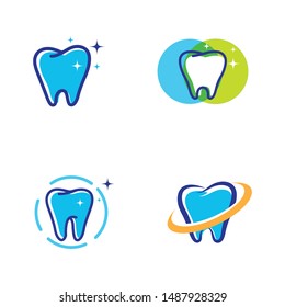 Dental logo Template vector illustration icon design