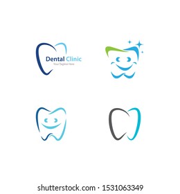 Dental logo Template vector illustration icon design